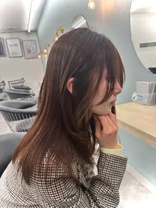 ミディアム ブリーチなしｗカラー 🐈‍⬛kotoseのヘアスタイル