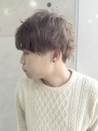 ショート ミディアム カラー パーマ メンズ SUNNY GRACEのヘアスタイル