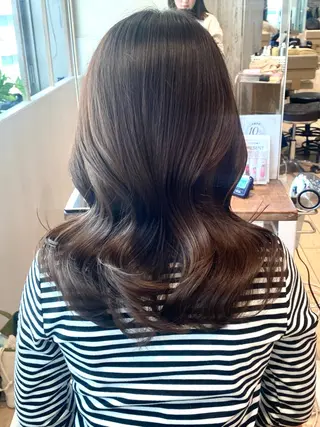 ミディアム カラー ヘアアレンジ レイヤーカット✂️/ 新宿/Amiのヘアスタイル