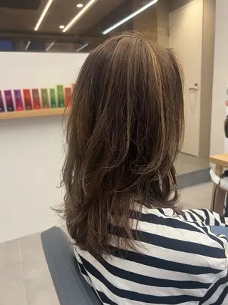 ロング Ore🫧タナカマヤ /柔らかい質感カラーのヘアスタイル