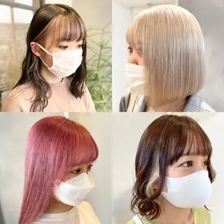 ショート カラー ハイトーン×レイヤー ／遠藤将太のヘアスタイル