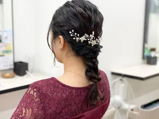 ロング ヘアアレンジ louwe 武藤幸世のヘアスタイル