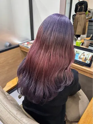 ロング カラー くさかみさき🌼暖色 /耳つぼ/オタク🌼のヘアスタイル