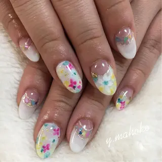 ネイル パラジェル有/ 長さだし/mahoのネイルデザイン