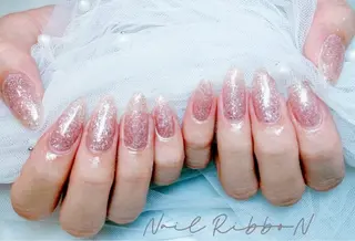 ネイル ネイルリボン 堀川のネイルデザイン