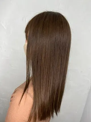 セミロング 大良 彩水のヘアスタイル