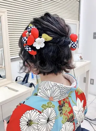 似合わせヘアメイク 💐オダギリチアキのヘアスタイル