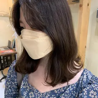 ミディアム Shibata Mizukiのヘアスタイル