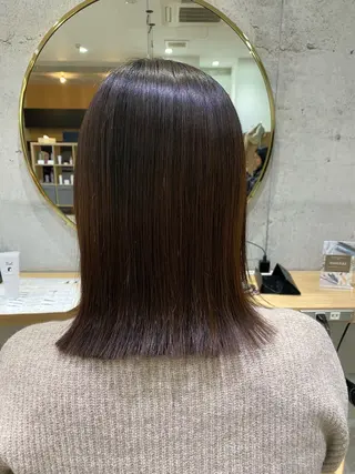 ミディアム fumi🪞血色感 アップ艶カラーのヘアスタイル