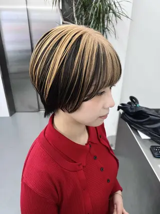 ショート カラー ベイリコルド　アトリ 店長　宮城一真のヘアスタイル