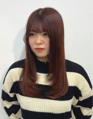 ロング 川村 涼介のヘアスタイル
