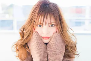 ロング カラー 小野 和摩のヘアスタイル