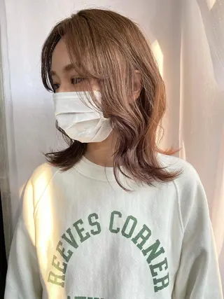 ミディアム 早瀬裕之 パーマのヘアスタイル