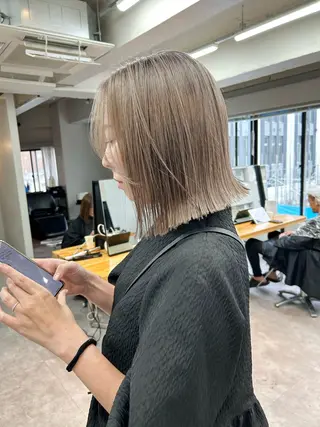 ミディアム ウルフ・ボブ モデル✵HARUTOのヘアスタイル