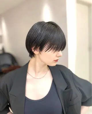 ショート ショート×顔周り× 縮毛矯正/Jirouのヘアスタイル