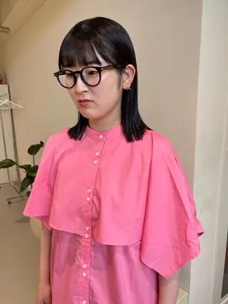 ミディアム 北野谷 篤のヘアスタイル