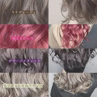 ロング カラー パーマ ヘアアレンジ メンズ キッズ ネイル マツエク・マツパ 新宿駅近♡友達とOK 🦋W -ワット -のヘアスタイル