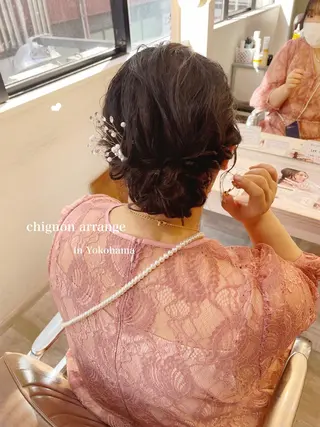 ミディアム ヘアアレンジ シールエクステ横浜 🐏☁️miminaのヘアスタイル