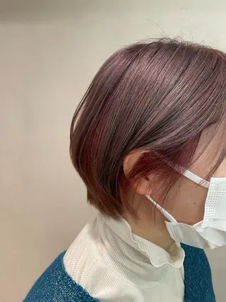 ショート カラー あ あのヘアスタイル