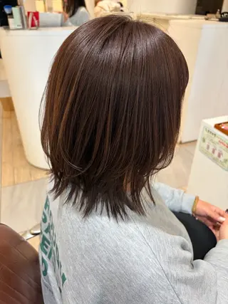 ミディアム 中江 唱のヘアスタイル