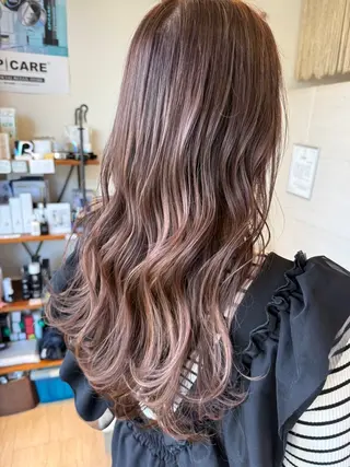 ロング カラー 北川 泰之のヘアスタイル