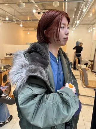 ショート カラー eri kinjoのヘアスタイル