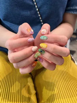 ネイル 韓国レイヤー🇰🇷 🤍🎀honokaのヘアスタイル
