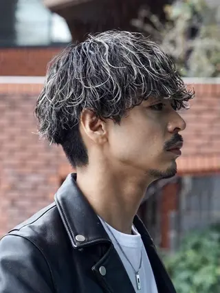 ショート パーマ メンズ SENTA✨メンズ パーマ✨fifth栄のヘアスタイル