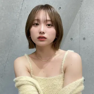 ショート カラー 撮影モデル 様募集中🫧ももかのヘアスタイル