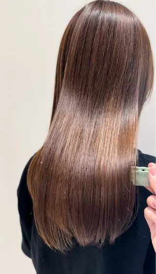 ロング カラー 艶髪 黄金比みくのヘアスタイル