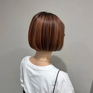 ショート カラー 江本真由香 透明感/艶カラー🍃のヘアスタイル