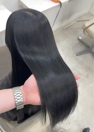 ロング 髪質改善×縮毛矯正 Core 片山健太のヘアスタイル