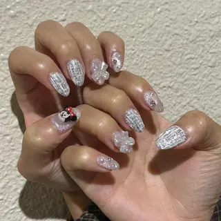ネイル パラあり！フィルイン 美フォルムのネイルデザイン