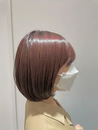 ショート ✨透明感カラー✨ ✨小顔カット✨山木のヘアスタイル