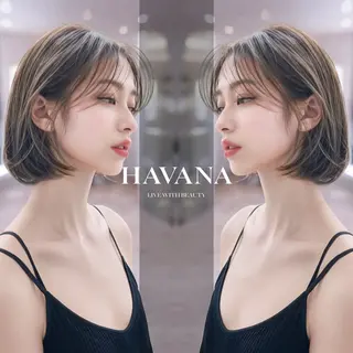 ショート カラー HAVANA.天神 【レイヤー/ボブ】のヘアスタイル