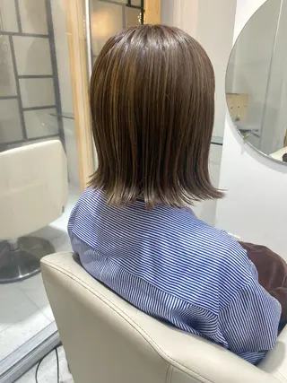 ショート カラー 安永 涼のヘアスタイル
