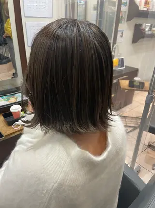ミディアム カラー MODEK's阿倍野 伊藤サダキのヘアスタイル