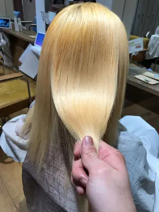 ミディアム 【ブリーチ無しW】 【暗髪&暖色系】圭真のヘアスタイル