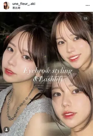 マツエク・マツパ Une fleur akiのマツエク・マツパデザイン