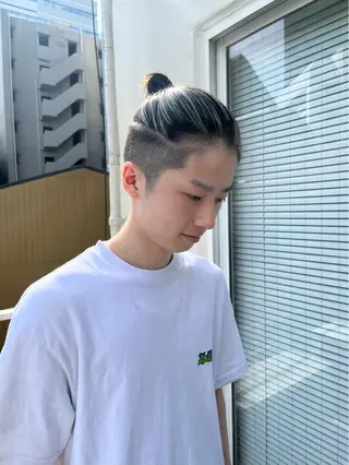 ショート カラー パーマ ヘアアレンジ メンズ 💎髪質改善特化💎 RUITOのヘアスタイル
