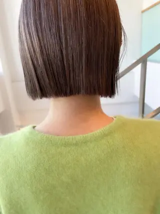 ショート カラー ヘアアレンジ ミニボブ/ブリーチ 🌈MISATOのヘアスタイル