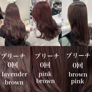 カラー ブリーチなし透明感 💗RYOTAのヘアスタイル
