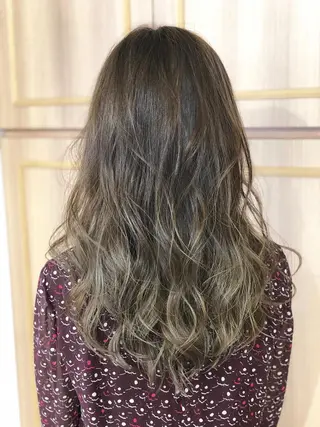セミロング カラー ヘアアレンジ 🌼圧倒的な口コミ数 BRAVE柏東口のヘアスタイル