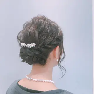ミディアム ヘアアレンジ 大人可愛いHair ❤︎Ayakoのヘアスタイル