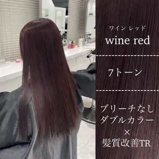 カラー 🤍ブリーチなし ブラウンhimi🤍のヘアスタイル