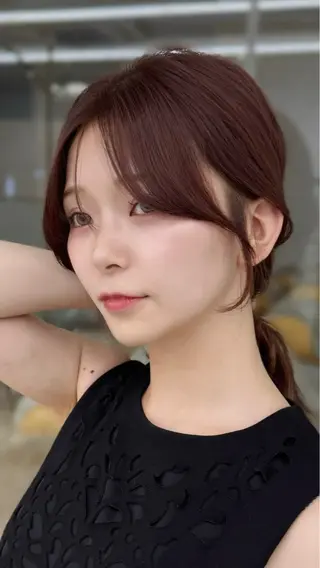 ミディアム カラー COA GINZA 空也/前髪/顔まわりのヘアスタイル