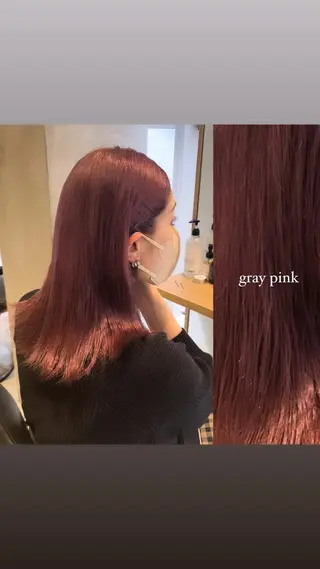 セミロング カラー ヘアアレンジ stylist ◎RUKI.のヘアスタイル