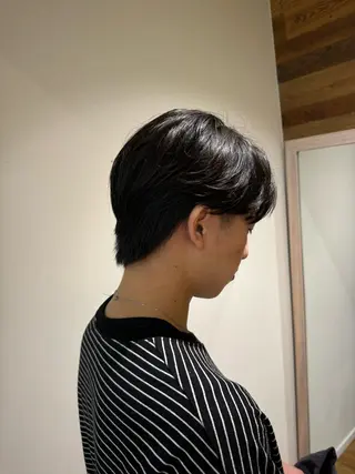 パーマ メンズ 吉留 文月のヘアスタイル