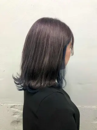 ミディアム カラー 🧡艶髪ちゅるん髪 🫧🧡YUKI❄️のヘアスタイル