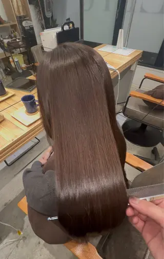 ロング 髪質改善 カラーJILLのヘアスタイル